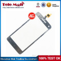 Black and White color For Wiko Rainbow 4G Digitizer Glass Panel Replacement